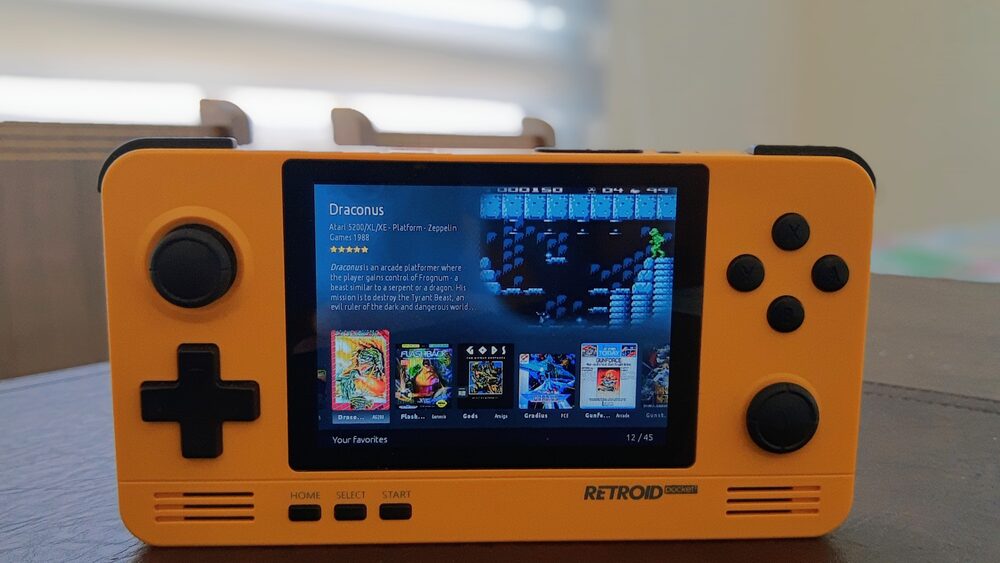 RetroX running on a handheld Android gaming device